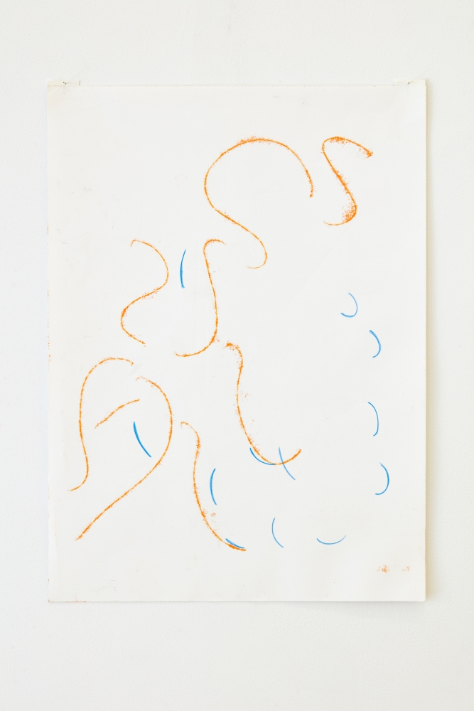 Esther Kläs Eses, 2019 monotype and pencil on paper 16 x 11 3/4 inches (40.5 x 29.7 cm)