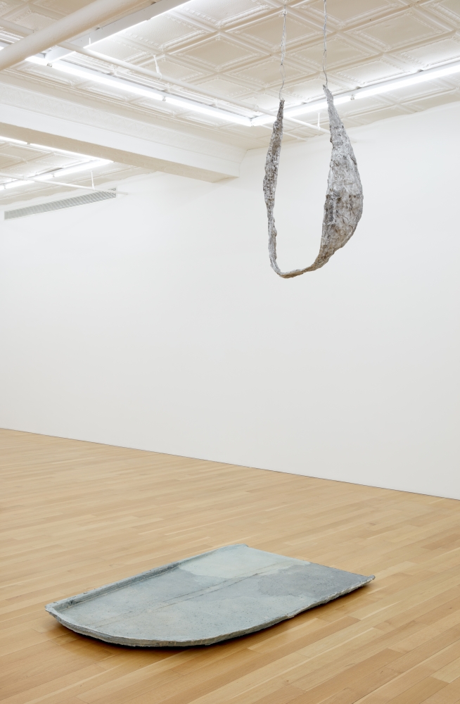 Esther Kläs About, 2019-2021 aluminum, concrete, and pigment 135 x 74 x 48 x inches (343 x 188 x 122 x cm), overall