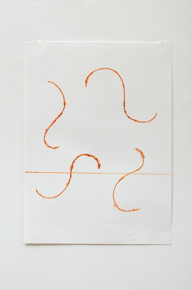 Esther Kläs ES 3, 2021 monotype on paper 16 x 11 3/4 inches (40.5 x 29.7 cm)