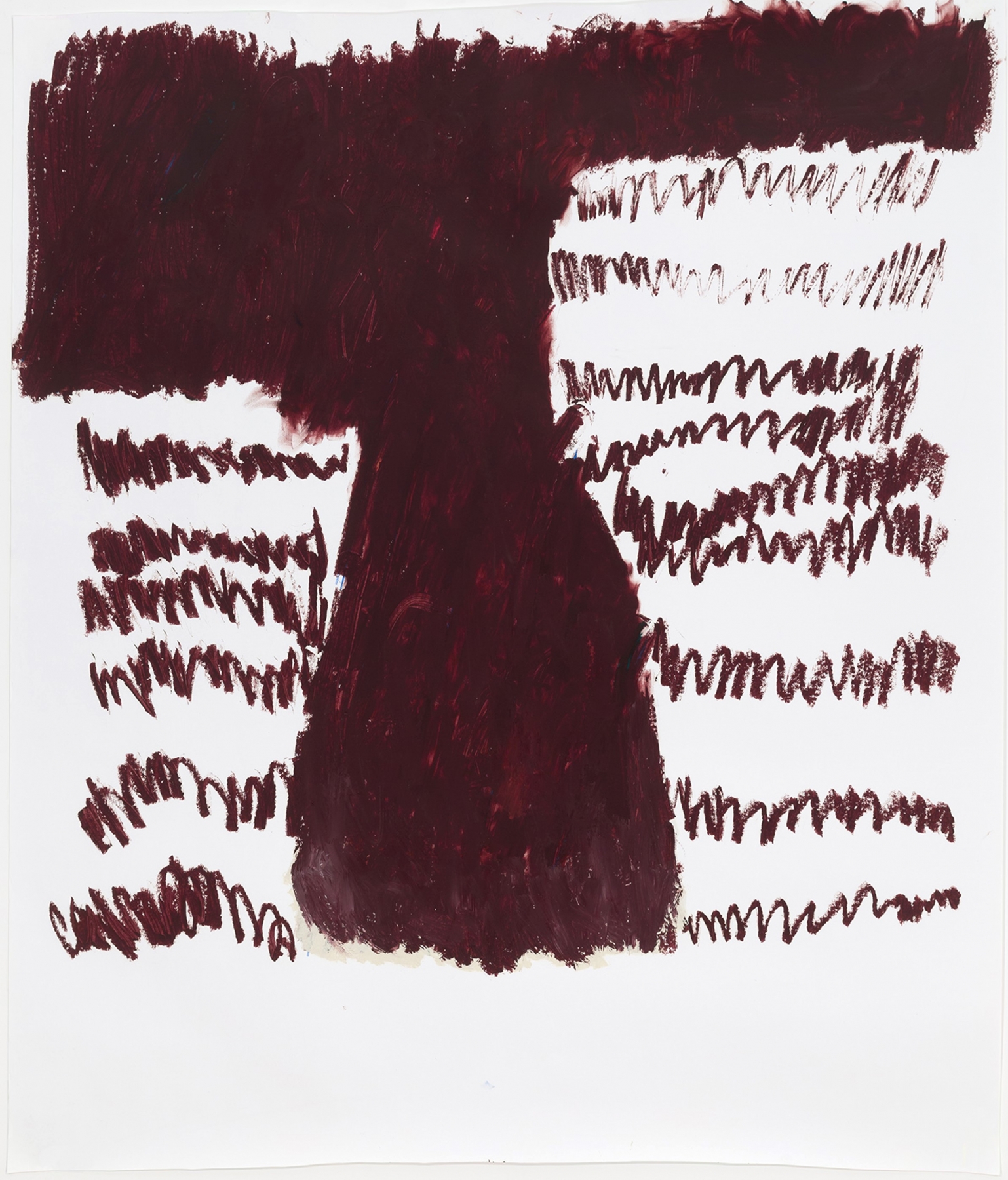 Esther Kl&amp;auml;s
NY/HERE, 2018
Oil stick on paper
56 1/2 x 48 inches (143.5 x 121.9 cm)

Inquire
&amp;nbsp;