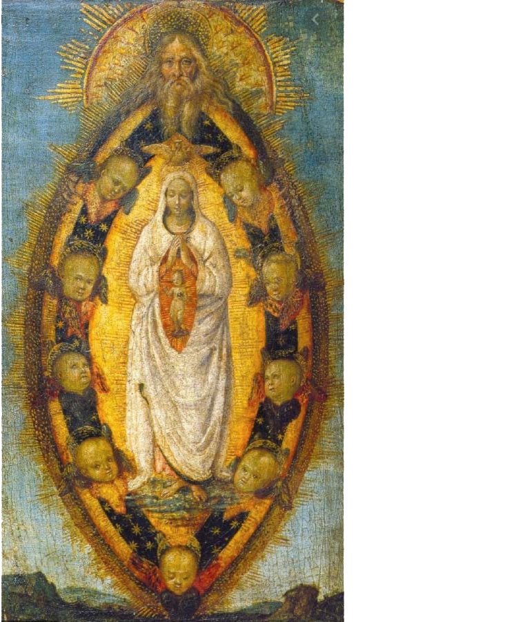 School of Pinturicchio,&amp;nbsp;The Immaculate Conception, 15th century

&amp;nbsp;