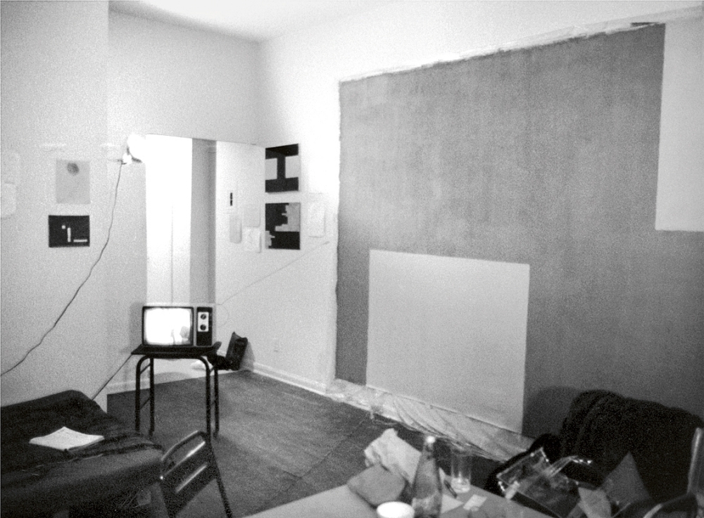 Studio of Helmut Federle at 19 E. 21st St., New York, 1980
