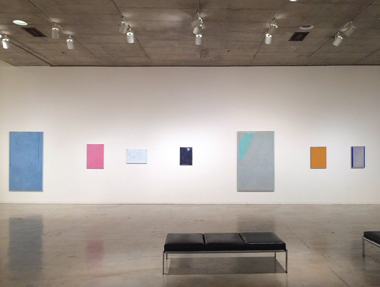 Installation view of John Zurier: Matrix 255, Berkeley Art Museum, Berkeley, California, 2014