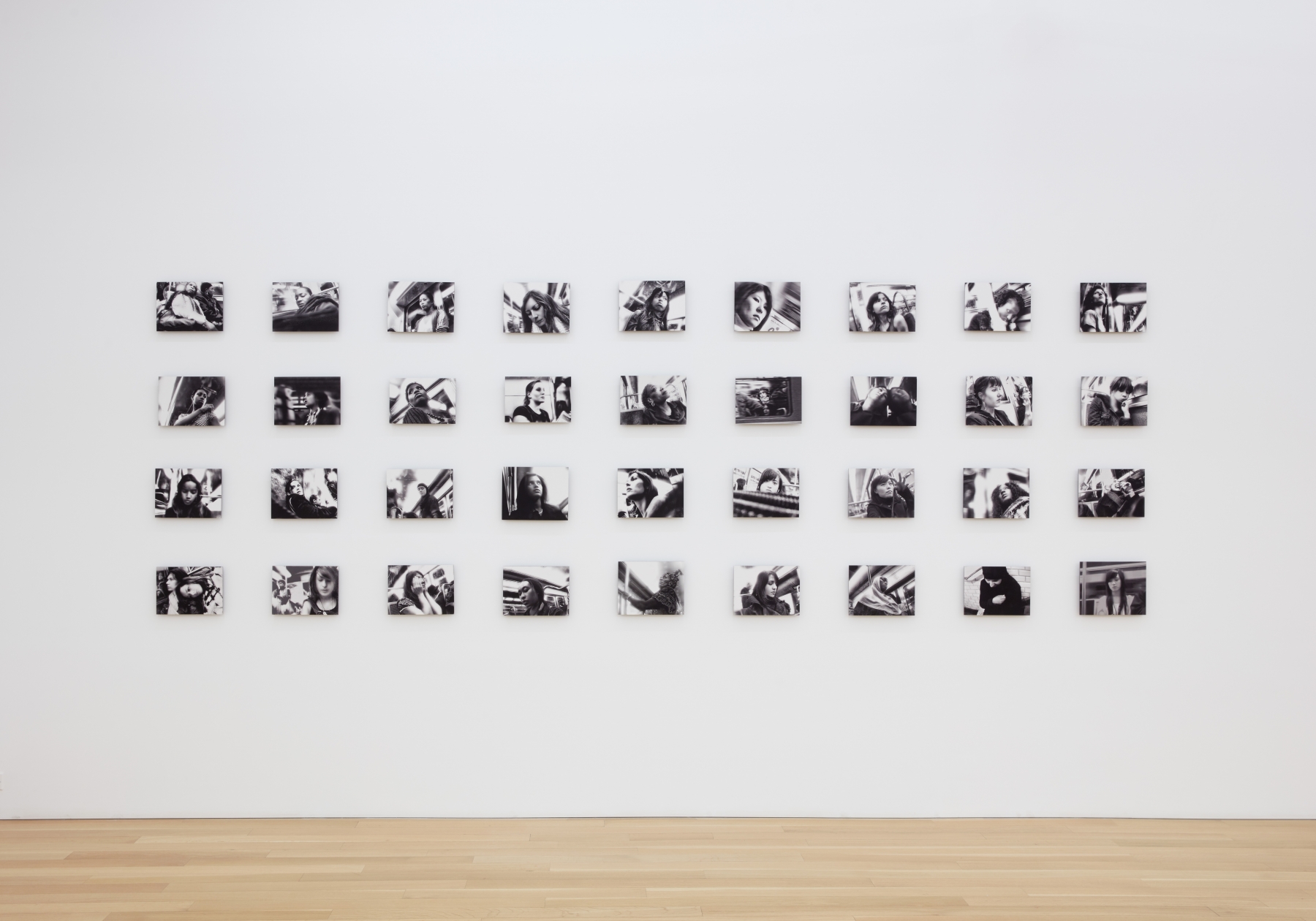 Installation view of &quot;Quelle heure est-elle?,&quot;&nbsp; 2004-2008, Peter Blum Gallery, New York, 2021.