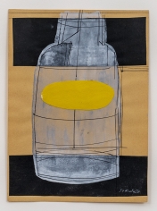 Sonja Sekula Untitled (Bottle), 1958 collage of several layers with gouache and ink on paper 8 1/8 x 5 7/8 inches (20.5 x 14.8 cm) ​​​​​​​(SSK58-01)