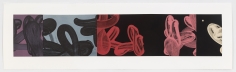 David Reed Untitled (LP 41), 2001 etching, aquatint and chine-collé on paper 11 3/4 x 58 1/2 inches (29.9 x 148.6 cm) (DRE01-01)