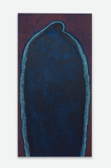 Luisa Rabbia, Threshold, 2019 Colored pencil, pastel, acrylic and oil on canvas 103 x 53 inches (261.5 x 134.5 cm)(LRA19-08)