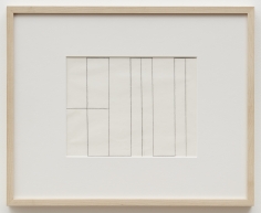 Helmut Federle My Name as a Structural Design, 1979 pencil on paper 8 1/2 x 11 inches (21.7 x 28 cm) (HF79-17)