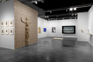 installation view of Peter Blum Gallery's booth at Art Basel Miami Beach 2021