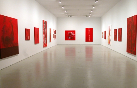 Installation view of Jason Fox, The Upper Depths, 2009 at Peter Blum SoHo.