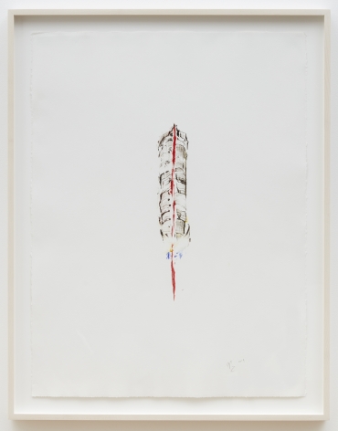 Nicholas Galanin Everything We&#039;ve Ever Been, Everything We Are Right Now - Untitled (Feather 2), 2019