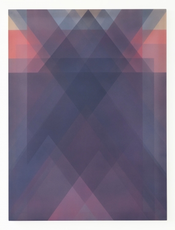 Rebecca Ward, delirium, 2019 Acrylic on silk 60 x 45 inches