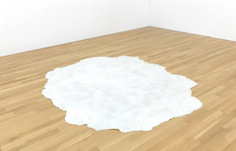 Esther Kläs Floor, 2018 silicone 99 5/8 x 122 x 1/4 inches ( 253 x 309.9 x 0.6 cm) (EK18-04)
