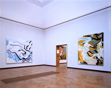 Installation of&nbsp;Robert Zandvliet - Brushwood, Stedelijk Museum Amsterdam, Netherlands, 2001
