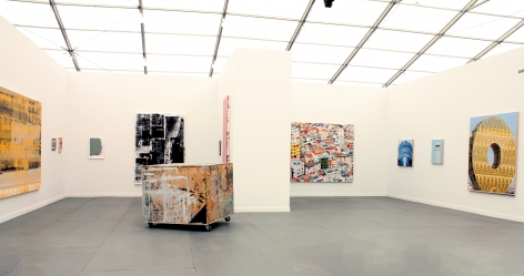 Installation of Frieze New York, Booth B55, May 14 - 17, 2015