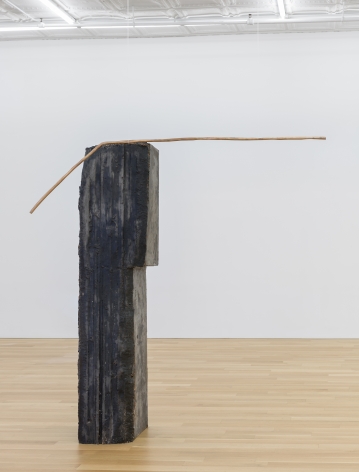 Esther Kläs what/side, 2018 Aquaresin, pigment and bronze 78 1/2 x 75 1/4 x 32 inches (199.4 x 191.1 x 81.3 cm)