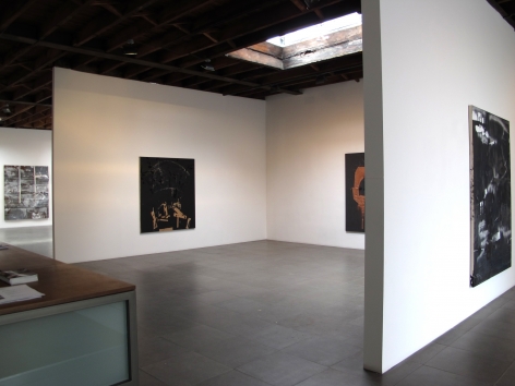 Installation view of Rosy Keyser, Promethean Dub, 2011 at Peter Blum Chelsea.
