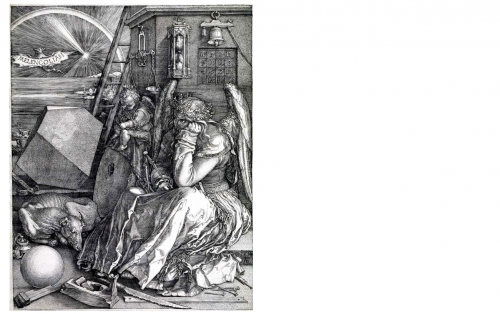 Albrecht D&uuml;rer, Melancholia I, 1514, etching