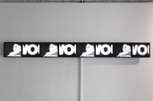 Installation view of video installation&nbsp;Hollow Men&nbsp;in&nbsp;Chris Marker: A Grin Without a Cat, &nbsp;Lunds Konsthall, Sweden,&nbsp;2014