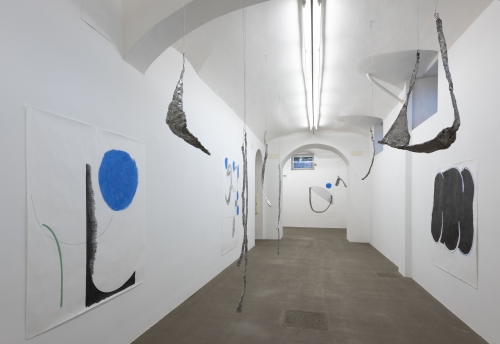 Installation view of Esther Kl&auml;s: Maybe it can be different, Fondazione Giuliani, Rome, 2020