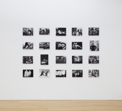 Installation view of I Stare, from Staring Back, ca. 1950-2004,&nbsp;Peter Blum Gallery, New York, 2021.&nbsp;