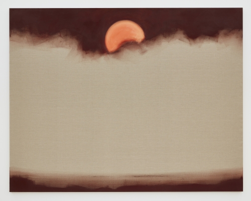 Robert Zandvliet, Tangerine, 2019, acrylic and egg tempera on linen, 83 7/8 x 106 1/4 inches