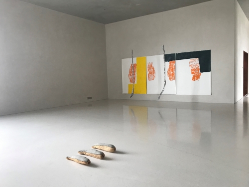 Installation view of Esther Kl&auml;s,&nbsp;The subtle interplay between the I and the me, Kolumba Museum, Cologne, 2020